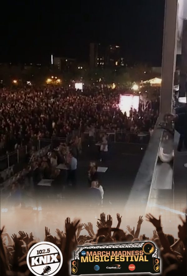 Snapchat story from the March Madness Music Festival with the Capital One geofilter