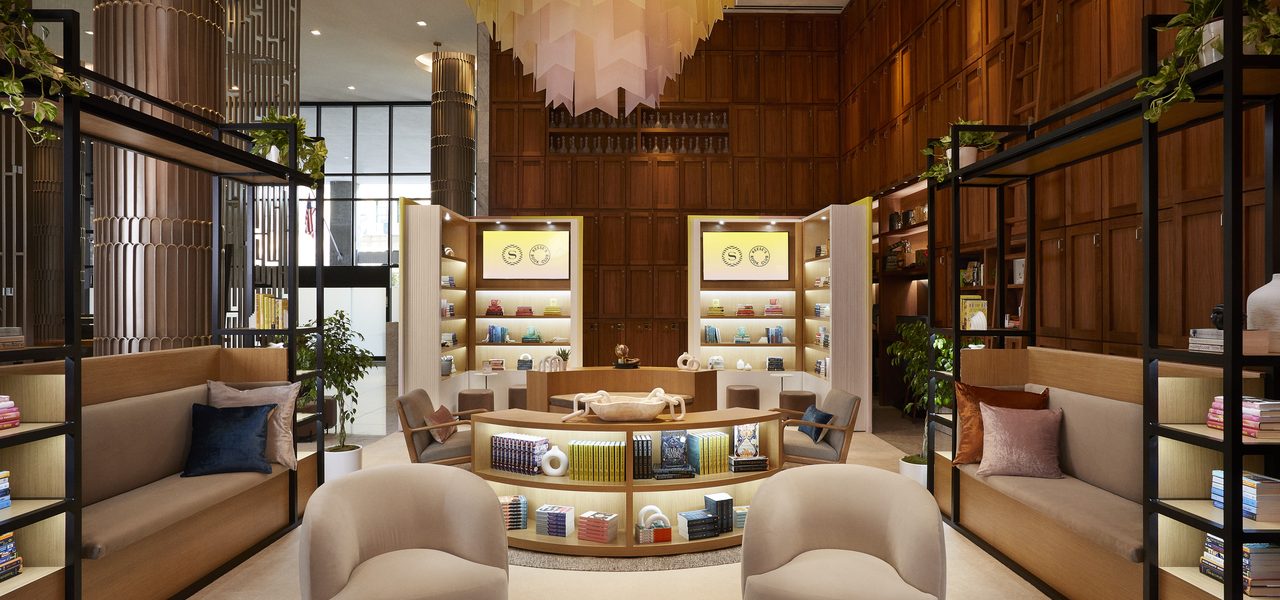 Reese's Book Club Lobby Library at Sheraton